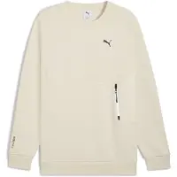 Puma PUMATECH Relaxed Crew Sweat Men, Clothing, Alpine Snow, XL