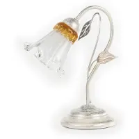 ONLI Lancia bordlampe, elfenbensfarget, 1 lyskilde, jern, glass
