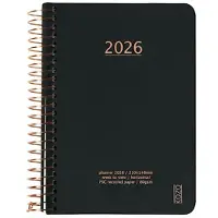 Adlibris KOZO Kalender 2026 A6 Uke per opslag Black