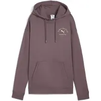 Puma Class Relaxed Hoodie Women, Clothing, Raisin, XS
