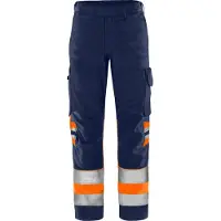 Fristads Green bukse varsel kl. 1 2649 GPLU Varseloransje/marineblå D100