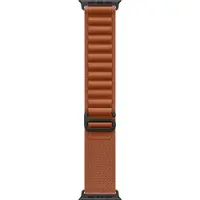Apple - Sløyfe for smart armbåndsur - 49 mm, svart titanfinish - Liten størrelse - terrakotta - for Watch Hermès Series 9, SE 3, Series 10, Series ...