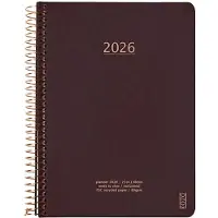 Adlibris KOZO Kalender 2026 A5 Uke per opslag Coffee