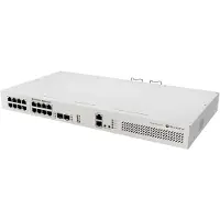 Mikrotik CRS418-8P-8G-2S+RM Cloud Router/Sw, L2/L3, Gigabit Ethernet (10/100/1000), Strøm over Ethernet (PoE), Stativ-montering, 1U