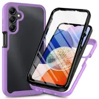 Mtp Products Samsung Galaxy A17 360 Beskyttelse Deksel - Lilla / Klar