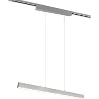 TRIO LED-pendellampe Paros DUOline, bjelke, nikkel
