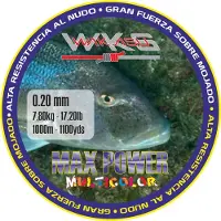 Wakasu Multi Max Power Fiskesene Monofilament 1000 M