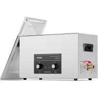 Vevor 30L ultralydrenser med varmetimer og kurv, profesjonell digital sonisk kavitasjonsmaskin, 360W rengjøringsmaskin for laboratorieverktøy, metalldeler, forgasser, messing, bildeler, motordeler