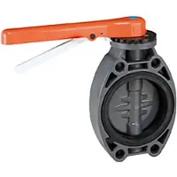 Cepex Stål 32618 Pvc-u Ø160 Butterflyventiler Std-serie Epdm-o-ringer Sinkbelagt Aksel
