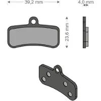 Brenta Ciclo Xtr/quadien Shimano/trp/tektro Sinterbremseklosser