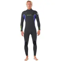 Rip Curl D/patrol Perf 4/3 Mm Gb Stm Langarmet Neopren-drakt Med Brystglidelås