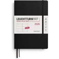 Leuchtturm Weekly Planner 2026 A5 Black Leuchtturm1917