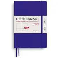 Adlibris Weekly Planner 2026 A5 Ink Leuchtturm1917