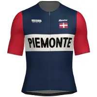 Santini La Vuelta Grand Salida Piemonte Kort Ermet Trøye