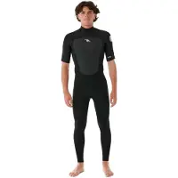 Rip Curl Omega Streamer 2 Mm Kortskjortet Neopren-drakt Med Glidelås På Ryggen