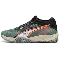 Puma Eliminate NITRO SQD 4 Handball Shoes Unisex, Shoes, Eucalyptus/Black/Glowing Red, 40.5