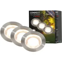 Briloner LED innfelt spot 3917032 IP67 12 V 3x-utvidelse Ø 4,5 cm kuppel