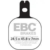EBC Fa Series Organic Fa184 Bremseklosser