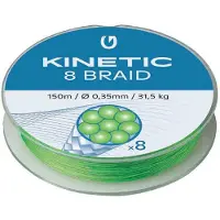 Kinetic 8 150 M Flettet Fiskesnøre