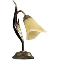 ONLI Alga bordlampe, 1 lyskilde, jern, glass, florentinsk