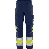 Fristads Green bukse varsel kl. 1 2649 GPLU Varselgul/marineblå D108