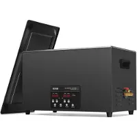 Vevor 30L sonisk rengjøringsmiddel, 600W digital ultralydrensemaskin med oppgradert avgassing og skånsom modus, 40kHz industriell ultralydrenser med timer og varmeelement for smykkeverktøy med retaine