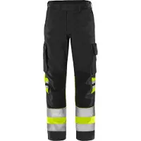 Fristads Green bukse varsel kl. 1 2668 GPLU Varselgul/svart D120