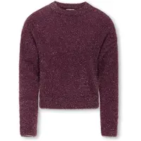 ONLY Genser - Strikk - KogPiumo - Rose Wine/Rose Wine Glitt - - 11-12 år (146-152) - Genser