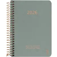 Adlibris KOZO Kalender 2026 A6 Uke per opslag Aloe Vera