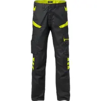 Fristads Bukse 2552 STFP Svart/varselgul D104