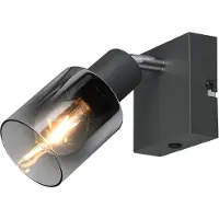 RL LIVE YOUR LIGHT Cadiz downlight, 1 lyskilde, E14, antrasitt