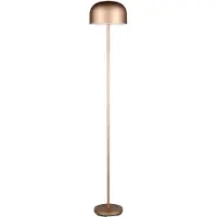 TRIO LED-gulvlampe Jeff, kaffe, dimbar, høyde 147 cm