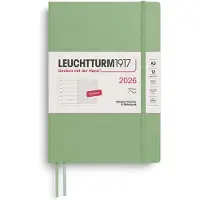 Leuchtturm Weekly Planner & Notebook 2026 A5 Soft Sage Leuchtturm1917