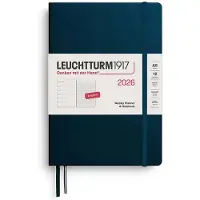 Leuchtturm Weekly Planner & Notebook 2026 A5 Deep Sea Leuchtturm1917
