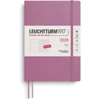 Leuchtturm Weekly Planner & Notebook 2026 A5 Soft Dusty Rose Leuchtturm1917