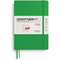 Leuchtturm Weekly Planner & Notebook 2026 A5 Spring Leaf Leuchtturm1917