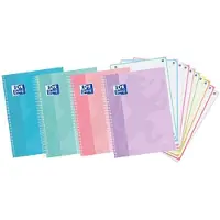 Oxford Europeanbook 10 Touch Spiralblokk Assortert 5 Enheter