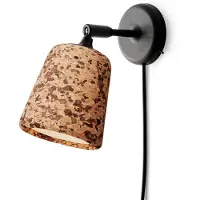 New Works Material Originals vegglamp kork blandet