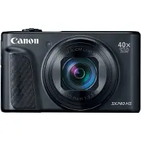 Canon PowerShot SX740 HS - Digitalkamera - kompakt - 20.3 MP - 4K / 30 fps - 40optisk x-zoom - Wireless LAN, Bluetooth - svart