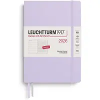 Leuchtturm Weekly Planner & Notebook 2026 A5 Lilac Leuchtturm1917