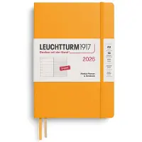 Leuchtturm Weekly Planner & Notebook 2026 A5 Rising Sun Leuchtturm1917