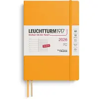 Leuchtturm Weekly Planner & Notebook 2026 A5 Soft Rising Sun Leuchtturm1917
