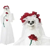 BigBuy Brud 10x70x120 Cm Lys/lyd Halloween-dekorasjon