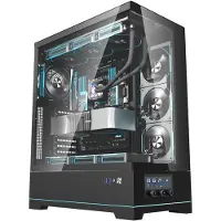 Darkflash DY451L PRO PC-kabinett (svart) + 1 vifte