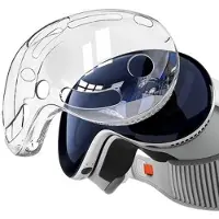 Mtp Products Beskyttelsesetui for Apple Vision Pro MR-hodesett TPU+PC Anti-riper deksel