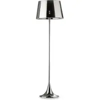 Ideal Lux Gulvlampe London Cromo, høyde 174 cm, krom/klar