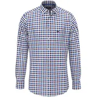 Fynch&Hatton Classic Combi Check Skjorte Med Lange Ermer
