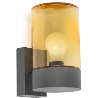Faro Utendørs vegglampe Kila, rav
