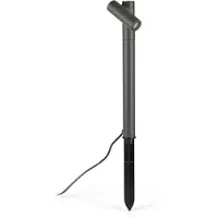 Faro Spy LED lampe med jordspyd, mørkegrå, aluminium, høyde 68,5 cm
