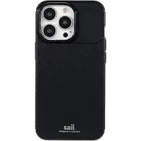 Saii Karbonfiber iPhone 13 Pro Max TPU Deksel - Svart